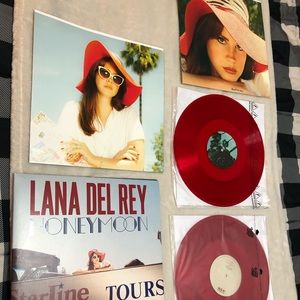 LANA DEL REY HONEYMOON RED VINYL LIMITED EDITION